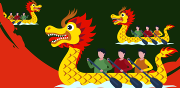 Фестиваль драконьих лодок в Китае