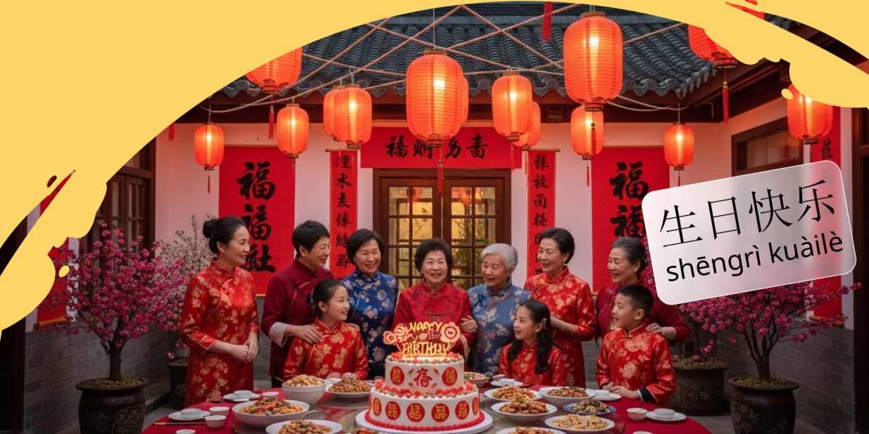 Поздравление с днём рождения на китайском языке