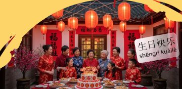 Поздравление с днём рождения на китайском языке