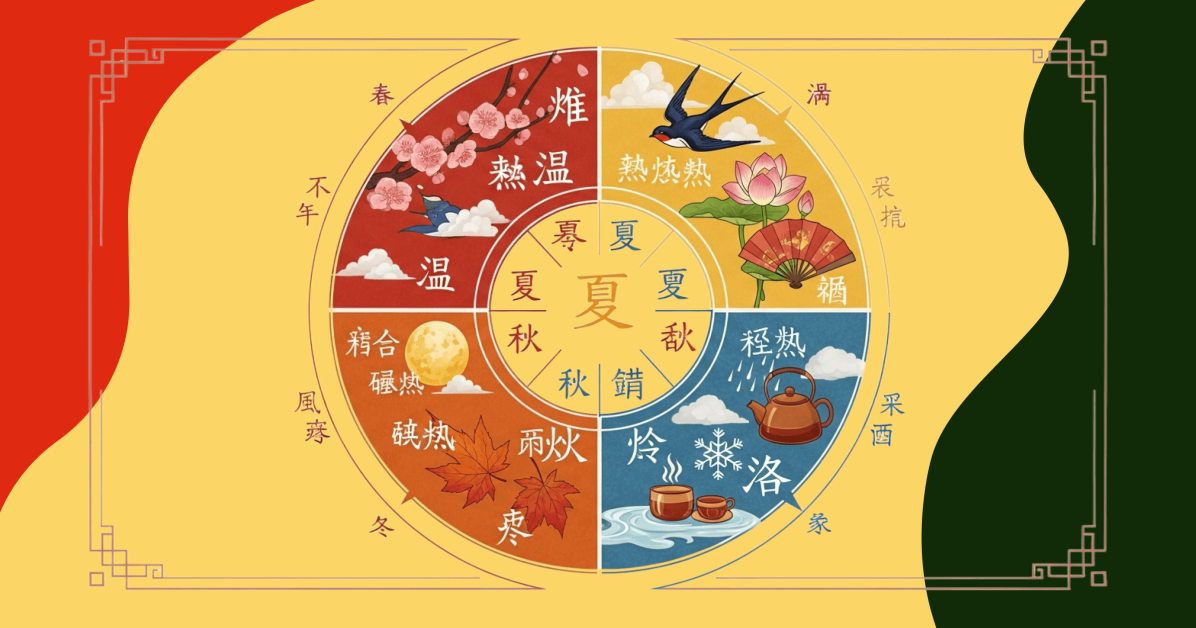 Погода на китайском: слова и упражнения 