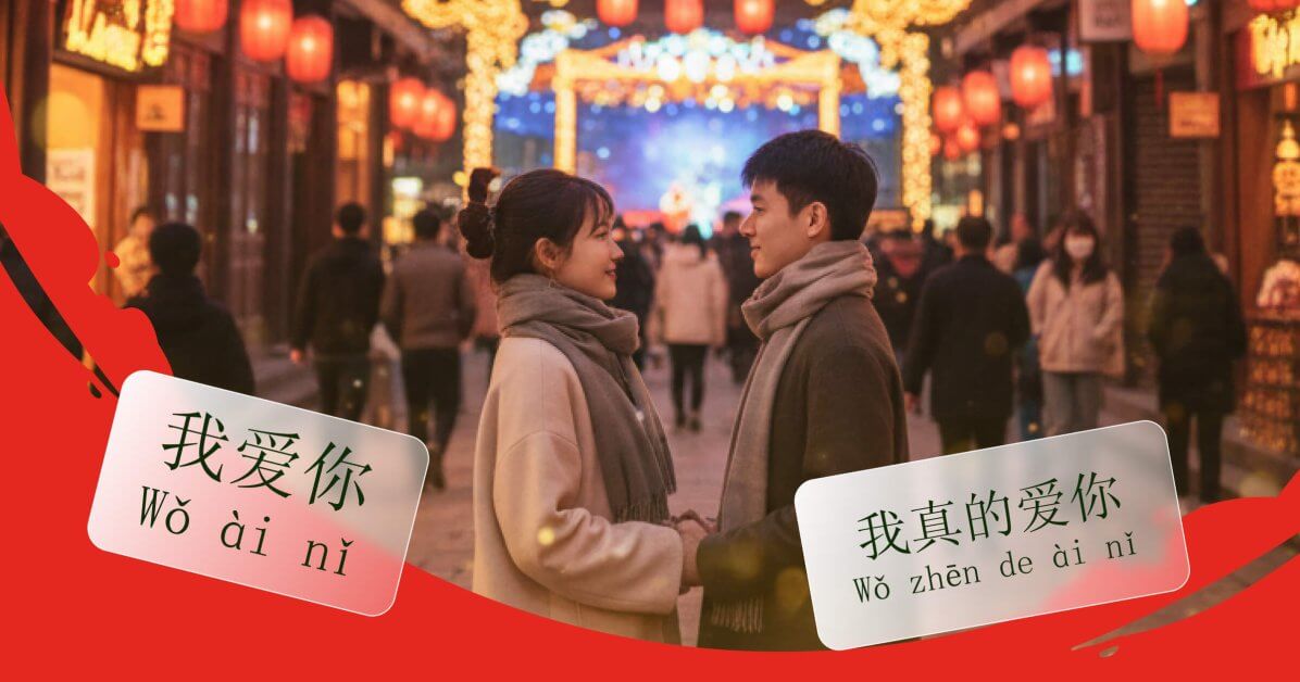 Как сказать «Я тебя люблю» по-китайски